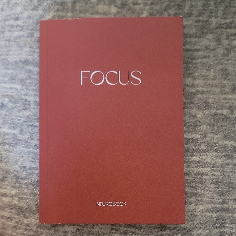 Focus Red Notebook